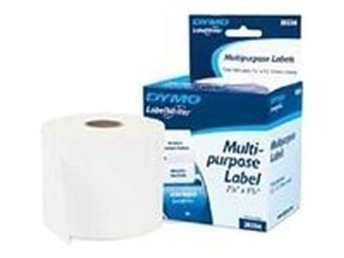 DYMO LabelWriter MultiPurpose - Permanent adhesive labels - black on white 30334
