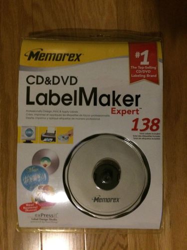 New/Sealed Memorex CD&amp;DVD LabelMaker Expert 138 exPressit