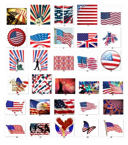30 personalized us flag independence return address labels buy 3 get 1 free{fl5} for sale