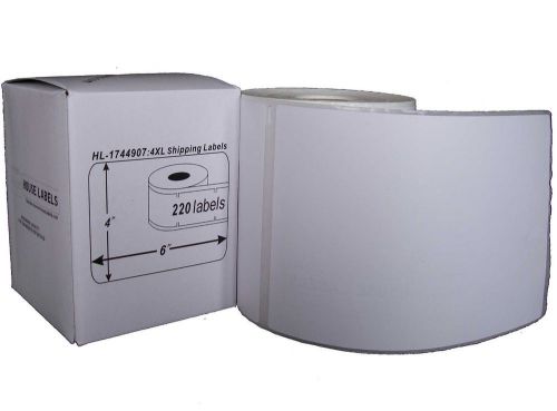 5 rolls of 220 shipping/postage labels \for dymo® 4xl 1744907 for sale