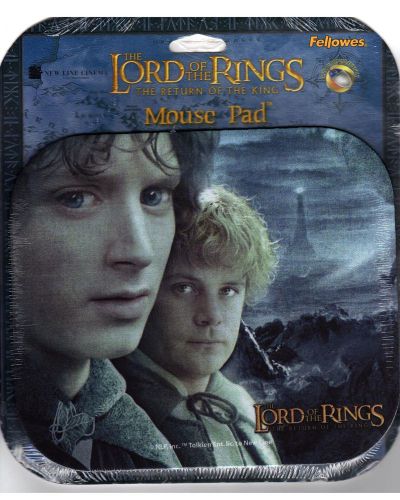 Lord of the rings ~ return of the king mouse pad ~ frodo &amp; sam ~ fellowes for sale