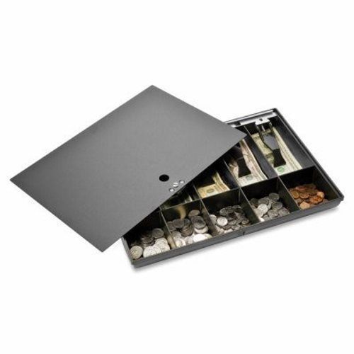 Sparco money tray, w/ locking cover, 16&#034;x11&#034;x2-1/4&#034;, black (spr15505) for sale
