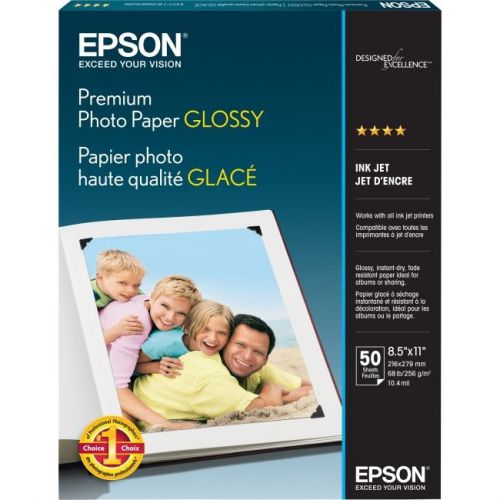 EPSON - ACCESSORIES S041667 50 SHEET 8.5X11 LTR PREMIUM