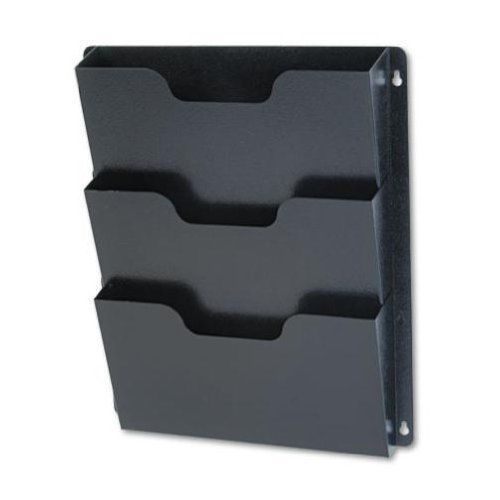 Buddy products triple wall pocket steel 2.5 x 17.5 x 14.5&#034; black - new for sale