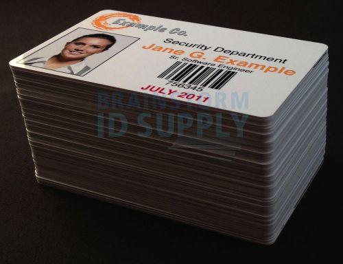 Inkjet Printable PVC Cards - For Epson &amp; Canon Inkjet Printers - 50 Pack