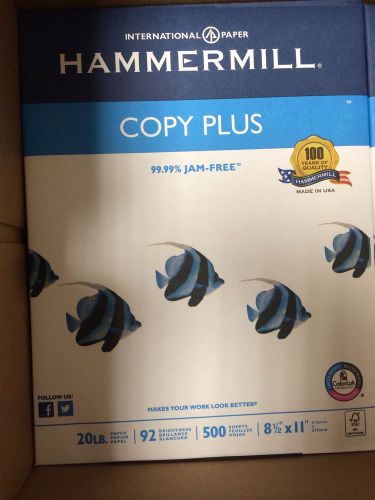 (2 Pack) Hammermill Copy Plus Paper 9.99% Jam-Free/ 500 Sheets Each (1000 Total)