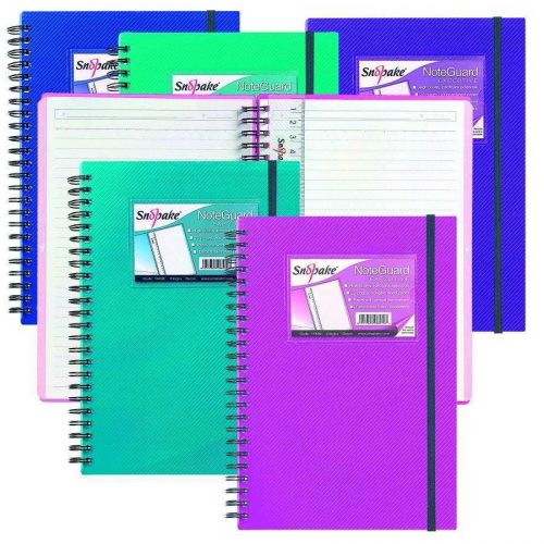 Snopake Noteguard A4 (Assorted Colours) 5pk