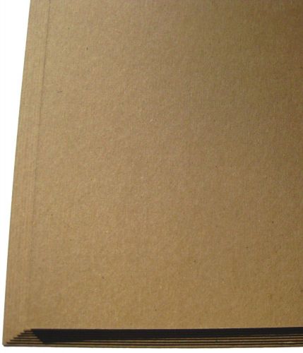 100 Chipboard Brown Kraft Sheets 3X8 46pt Thickness Scrapbook Spines Chip Board