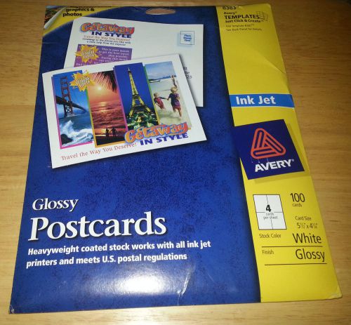 Avery Photo-Quality Glossy Postcards For Inkjet Printers, 4-1/4 X 5-1/2, White,