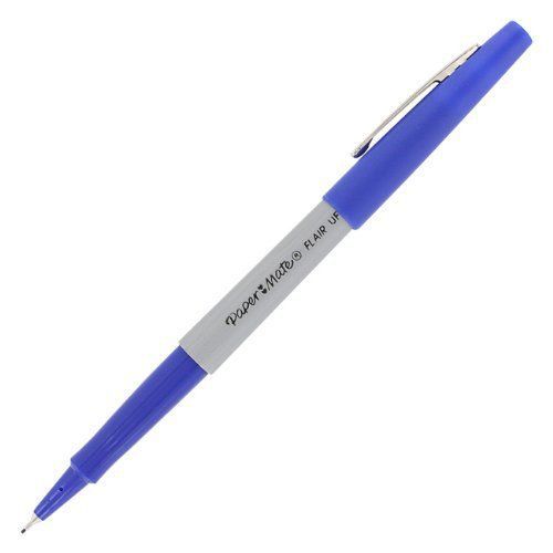 Paper mate flair porous point pen - ultra fine pen point type - blue (8310152) for sale