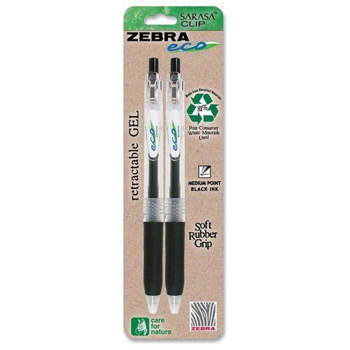 Zebra pen eco sarasa clip - medium pen point type - 0.7 mm pen point (zeb46512) for sale