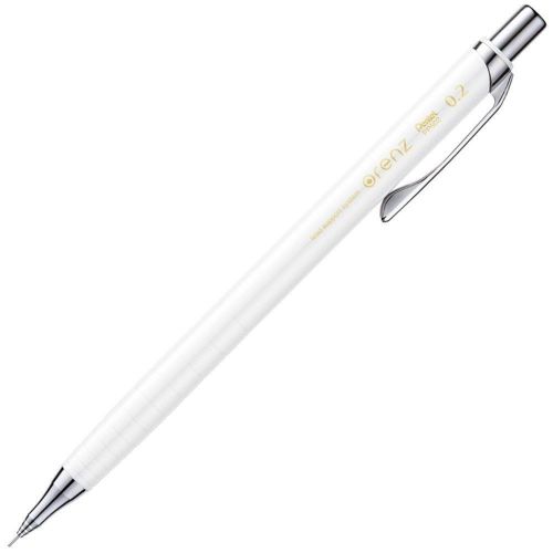 Pentel mechanical pencil orenz ultra fine 0.2mm white+extra lead hb(10lead) for sale