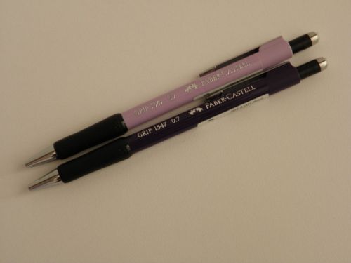 FABER CASTELL GRIP1347 MECHANICAL PENCILS 0.7 OFFICE SCHOOL WRITTING PURPLE