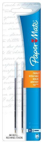 Paper Mate Ballpoint Pen Refill For Profile Rt - 1.40 Mm - Black - (pap1747205)