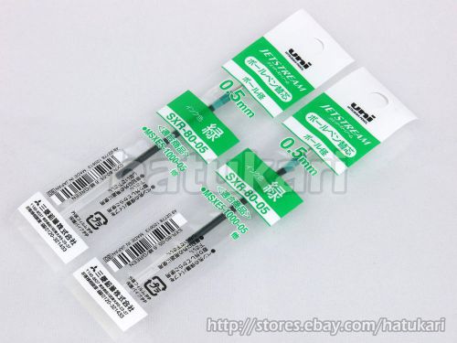 2pcs SXR-80-05 Green 0.5mm / Ballpoint Pen Refill for Jetstream / Uni-ball