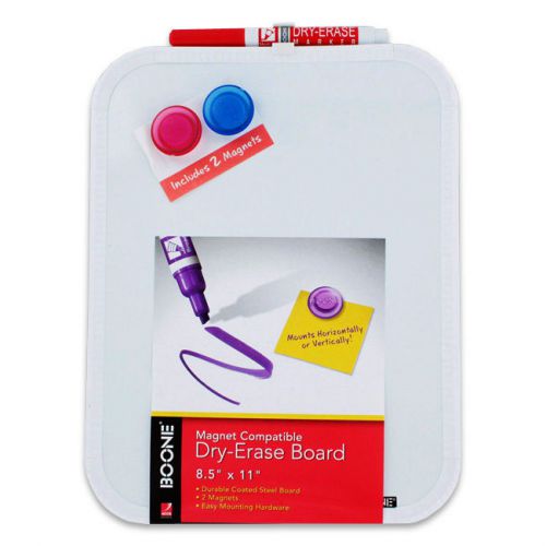 Boone dry erase marker board, 8.5&#034; x 11&#034;, magnetic, white - 21-580362 for sale