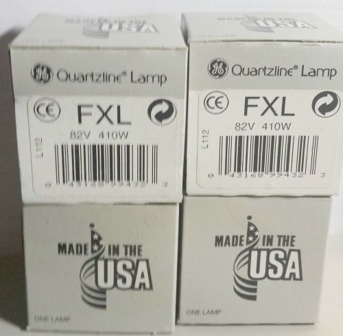 FXL 82V 410W Light Bulb, Replacement Lamp (Lot of 4 Bulbs)