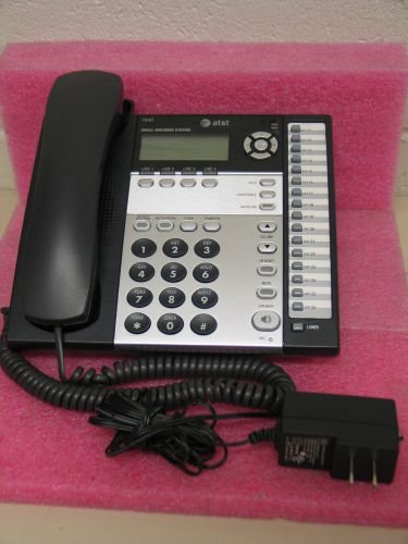 AT&amp;T 1040  4-LINE BUSINESS TELEPHONE w/HANDSET + POWER ADAPTER   TESTED