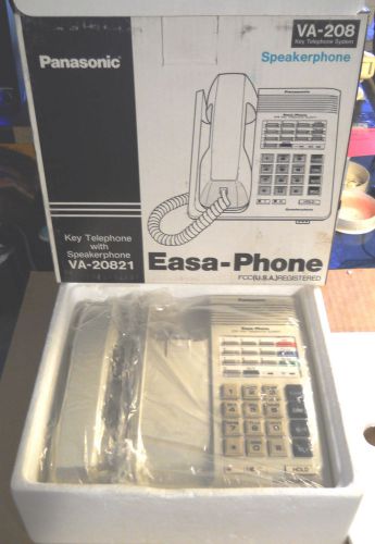 Panasonic easa-phone va-20821 key telephone w/speakerphone, 2 line, wall mountab for sale