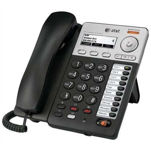AT&amp;T SB35025 Syn248 Corded Deskset Desk IP Phone, DECT 6.0 - NEW