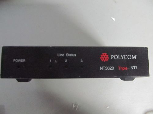 USED Genuine Polycom NT3620 Triple NT1 Conferencing Unit TESTED FAST SHIPPING