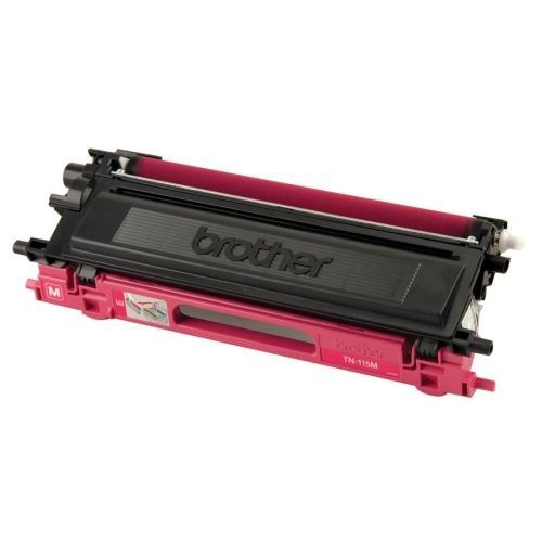 Brother tn115m high yield magenta toner cartridge magenta laser 4000 page 1 each for sale