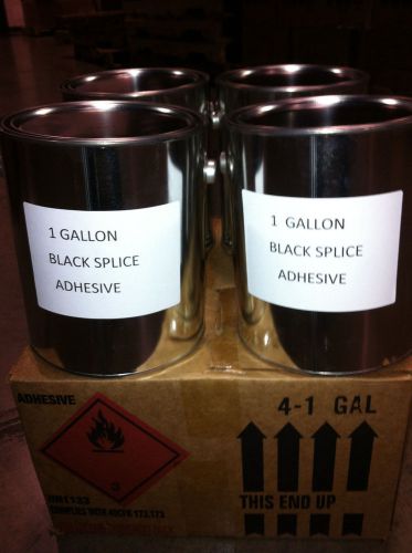 5 cases 4 - 1 gallon  pails/case 20 pails black splice adhesive for epdm seams for sale