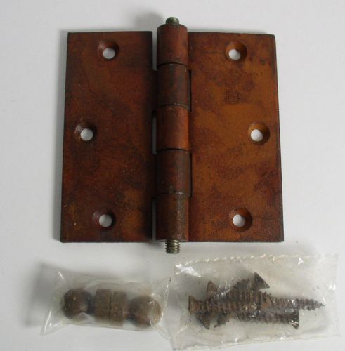 LB Brass LH-8235380 3-1/2&#034; Mortise Hinge in Rust Finish