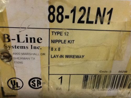 Cooper B-Line 88-12LN1 Nipple kit lay in wireway