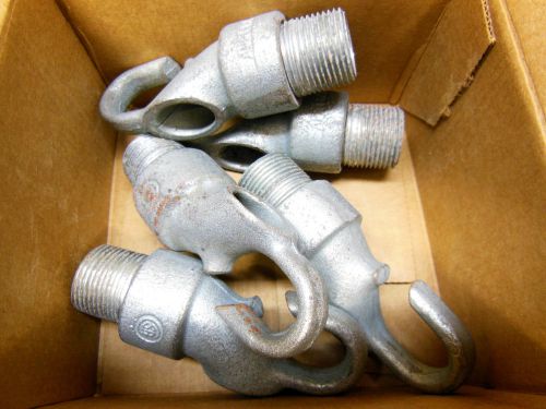 FHHM-75  FHHM75 PENDENT HANGER HOOK MALE 3/4 Mall iron flex fix LOT of 5