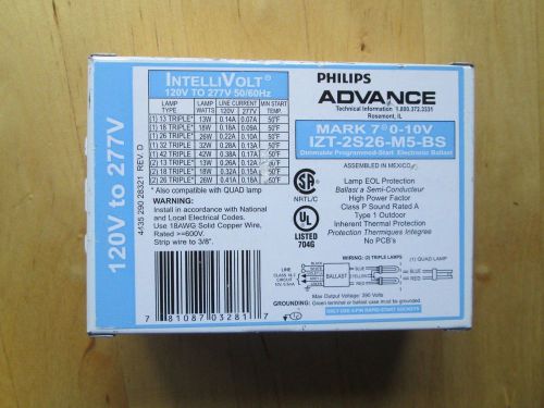 37 Electronic Ballast Philips Advance Mark 7 0-10V IZT-2S26-M5-BS