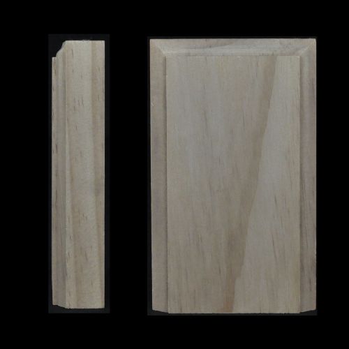 7/8&#034; x 2-3/4&#034; x 4-1/2&#034; Pine Plinth Block