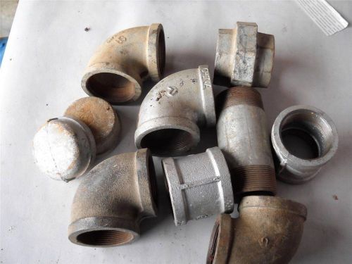 2 INCH PIPE FITTINGS NEW AND USED 19 LBS GALVANIZED