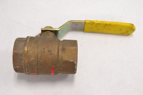 Milwaukee 2way 600wog brass threaded 1-1/2 in npt ball valve b314633 for sale
