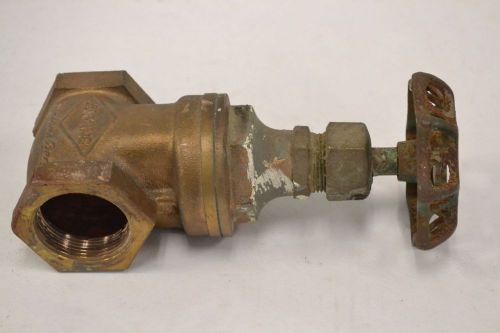 Jenkins 670 2 way 300owg class 150 threaded 1-1/2 in npt gate valve b319895 for sale