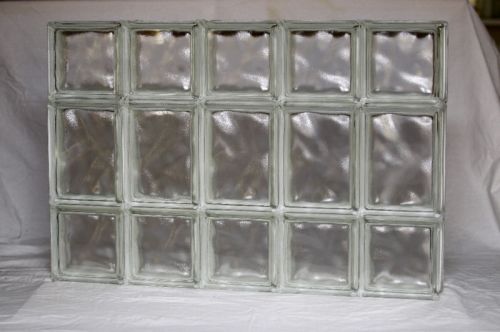 30 x 20 Glass Block Window Wavy Mist Pattern