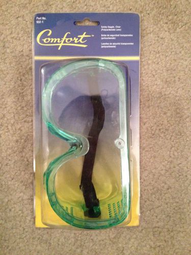 Set of Four (4) Comfort Premiere Safety Goggles - Brand New In Package