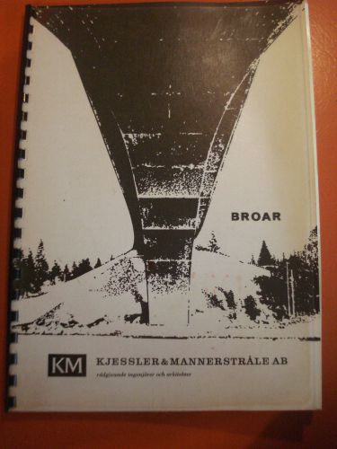 Swedish bridge builder kjessler &amp; Mannerstrale old engineering catalogue 60?s
