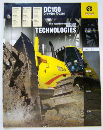 New Holland DC 150 Crawler Dozers Dealers Sales Specs-Brochure