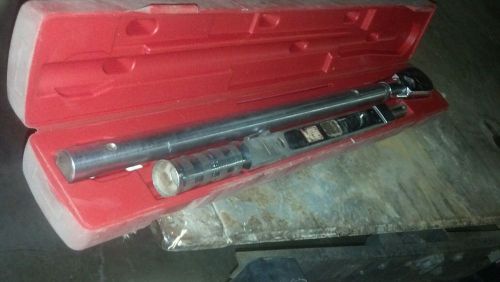 Snap on 3/4 torq wrench 600 ft pounds snapon. nice huge l72 not mac craftsman. for sale