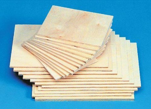 NEW School Specialty 434105 Wood Panels for Block Printing, 6&#034; x 8&#034; (Pack of 12)