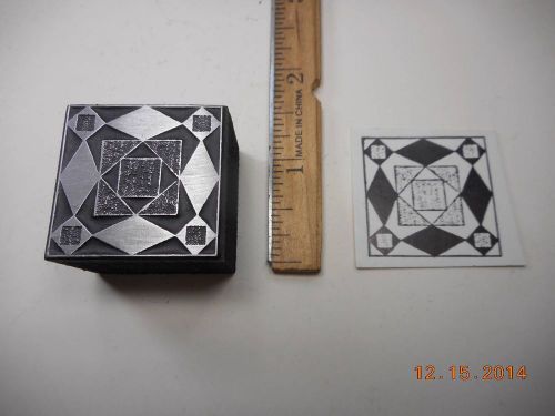 Letterpress Printing Printers Block, Quilt Pattern