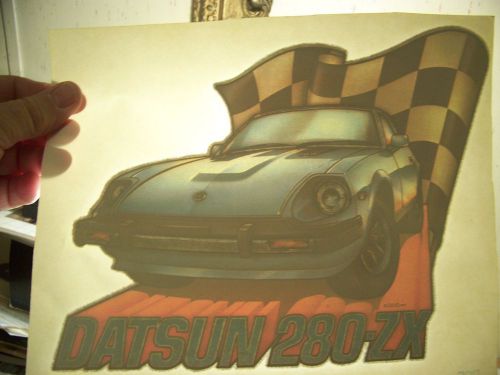 &#034;Datsun 280ZX&#034;  Rock Transfer (Iron-on heat transfer only)
