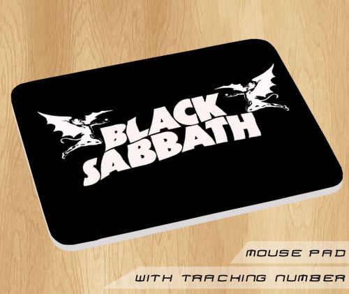Black Sabbath Rock Band Music Logo Mousepad Mouse Mat Hot Cute Gift