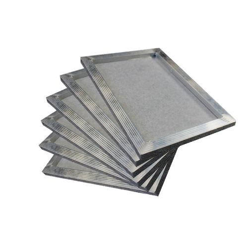 6 pcs silk screening tensioned screen printing plate frame - 180 mesh 20&#034; x 24&#034; for sale