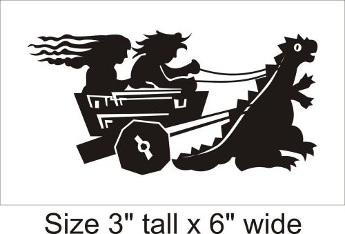 2X Dragon Race Funny Car Vinyl Sticker Decal Truck  Bumper  Laptop  Gift-822 B