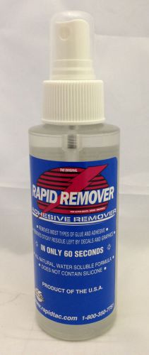 RAPID REMOVER 4 OZ BOTTLE WITH SPRAYER, IN STOCK AND READY TO SHIP!