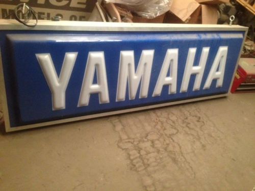 Yamaha Lighted Dealers Business Sign 6&#039; x 2&#039;