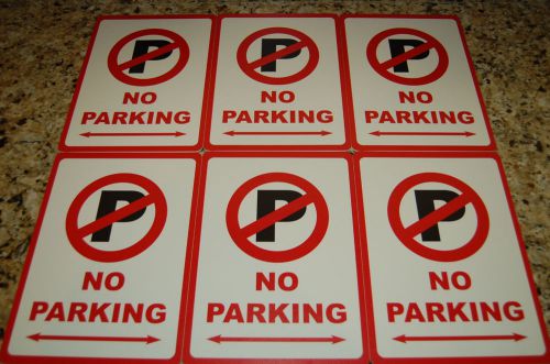 6 Total - No Parking Car Sign New 7x10 Warning Business Store Home Driveway