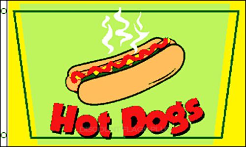 Hot Dogs Business Message 3x5 Polyester Flag NEW